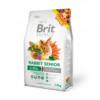 BRIT Premium Senior, Lucernă, hrană uscată iepure, 1.5kg 1.5kg imagine 2022