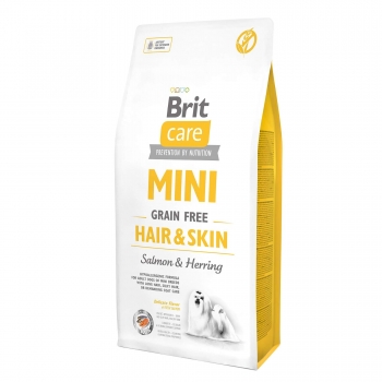 Brit Care Mini Grain Free Hair and Skin 2 kg imagine