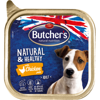 Butcher’s Caine Natural&Healthy Pui, Pate ,150 g BUTCHER'S