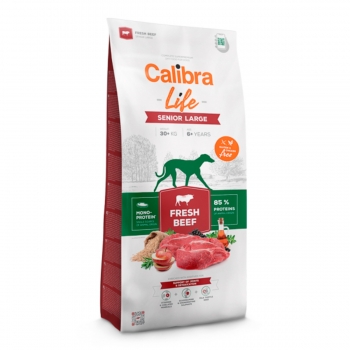 CALIBRA Life Senior Large, L-XL, Vită, hrană uscată monoproteică câini senior, 2.5kg 2.5kg imagine 2022