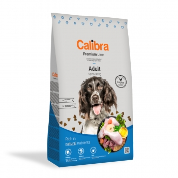 CALIBRA Premium Line Adult, Pui, hrană uscată câini, 12kg Calibra imagine 2022