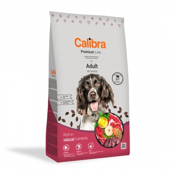 CALIBRA Premium Line Adult, Vită, hrană uscată câini, 3kg 3kg imagine 2022