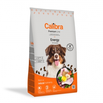 CALIBRA Premium Line Energy, Pui, hrană uscată câini, 3kg 3kg imagine 2022