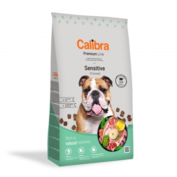 CALIBRA Premium Line Sensitive, Miel, hrană uscată câini, 12kg