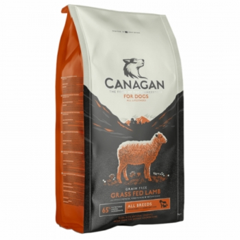 CANAGAN Grass Fed Lamb, XS-XL, Miel, hrană uscată fără cereale câini junior & adult, 2kg Canagan imagine 2022