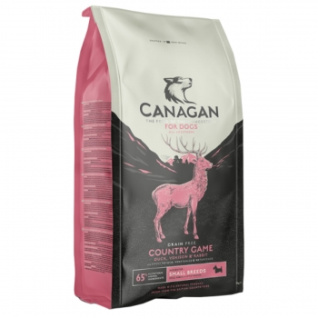 CANAGAN Small Breed Country Game, XS-S, Vânat, hrană uscată fără cereale câini junior & adult, 2kg 2kg imagine 2022