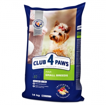 CLUB 4 PAWS Premium, XS-S, Pui, hrană uscată câini, 14kg 14kg imagine 2022