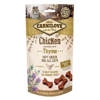 Carnilove Cat Semi Moist Snack Chicken with Thyme 50 g imagine