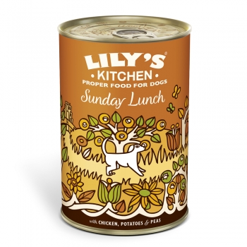 Conserva Caini Lily’s Kitchen Sunday Lunch, 400 g pentruanimale