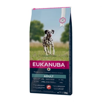 EUKANUBA Basic Adult L-XL, Somon și Orz, hrană uscată câini, 12kg Eukanuba imagine 2022