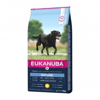 EUKANUBA Basic Mature L-XL, Pui, hrană uscată câini senior, 15kg