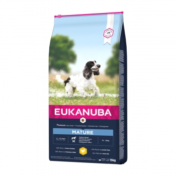 EUKANUBA Basic Mature M, Pui, hrană uscată câini senior, 15kg Eukanuba imagine 2022
