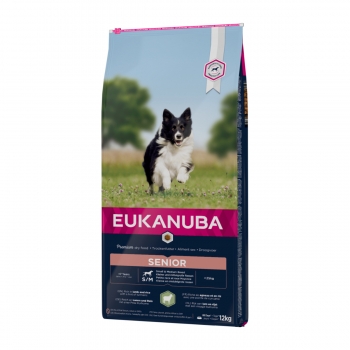 EUKANUBA Basic Senior S-M, Miel și Orez, pachet economic hrană uscată câini senior, 12kg x 2 Eukanuba imagine 2022