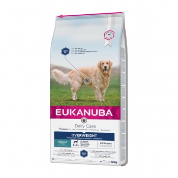 EUKANUBA Daily Care Câini Supraponderali Adult S-XL, Pui, hrană uscată câini, 12kg