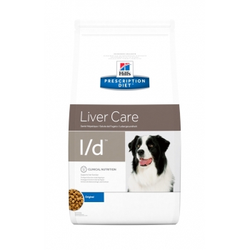 Hill's prescription diet l/d, dietă veterinară câini, hrană uscată, afecțiuni hepatice, 4kg