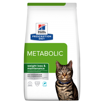 HILL’S Prescription Diet Metabolic, Ton, dietă veterinară, hrană uscată pisici, managementul greutății, 1.5kg 1.5kg imagine 2022