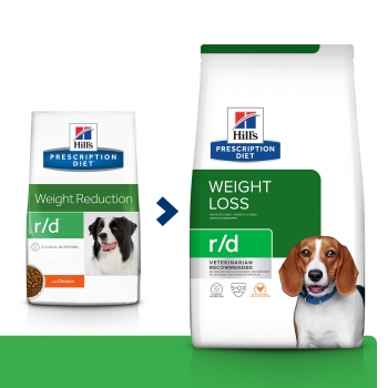 HILL’S Prescription Diet r/d Wheight Loss, Pui, dietă veterinară câini, hrană uscată, metabolism (obezitate si diabet), 10kg (obezitate imagine 2022