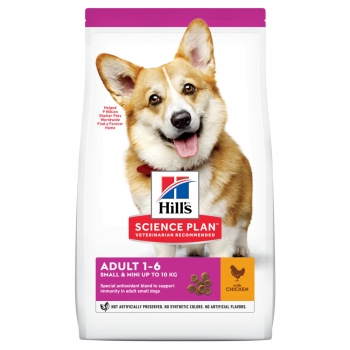 HILL’S SCIENCE PLAN Adult Small&Mini, XS-S, Pui, hrană uscată câini, 10kg 10kg imagine 2022