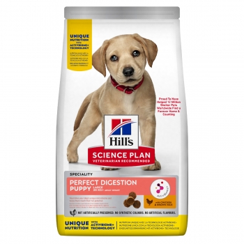 HILL’S Science Plan Perfect Digestion Puppy L-XL, hrană uscată câini junior, sistem digestiv, 2.5kg 2.5kg imagine 2022