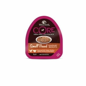 Wellness Core Small Breed Savoury, Pui si Curcan, 85g 85g imagine 2022