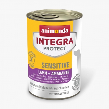 INTEGRA PROTECT Sensitive, XS-M, Miel, dietă veterinară, conservă hrană umedă conținut redus cereale câini, alergii, sistem digestiv, (în aspic), 400g (în imagine 2022