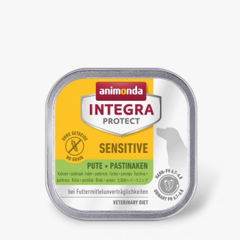 INTEGRA PROTECT Sensitive, XS-S, Curcan, dietă veterinară, tăviță hrană umedă fără cereale câini, alergii, sistem digestiv, (în aspic), 150g 150g imagine 2022