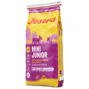 JOSERA Mini Junior, XS-S, Rață și Somon, Hrană Uscată Câini Junior, 15kg