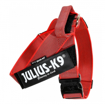 JULIUS-K9 IDC Color & Gray, ham bandă câini, 2XL, 40-70kg, roșu 2XL imagine 2022