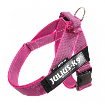 JULIUS-K9 IDC Color & Gray, ham bandă câini, M, 14-25kg, roz 14-25kg imagine 2022