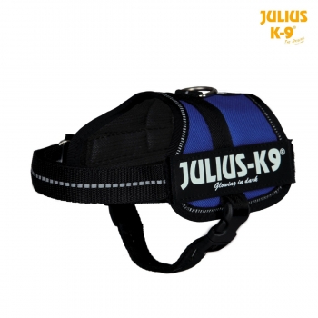 JULIUS-K9 IDC Power, ham câini, 2XS, 2.5-5kg, albastru 2.5-5kg