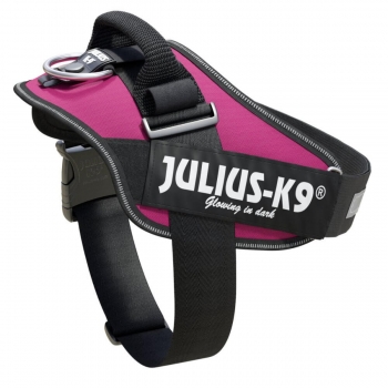 JULIUS-K9 IDC Power, ham caini, 2XS, 2-5kg, roz inchis pentruanimale
