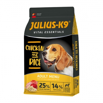 JULIUS-K9 Vital Essentials Adult, Pasăre cu Orez, hrană uscată câini, 12kg JULIUS-K9 imagine 2022