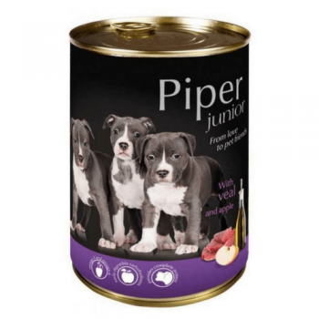 Piper Junior cu Carne de Vitel si Mere, 400 g 400 imagine 2022