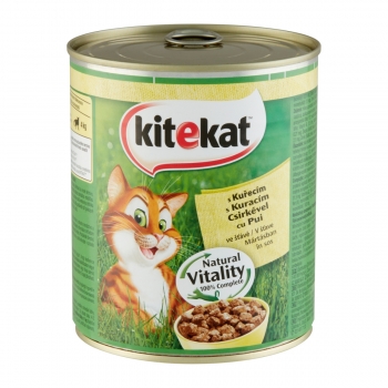 KITEKAT, Pui, pachet economic conservă hrană umedă pisici, (în sos), 800g x 6 Kitekat imagine 2022