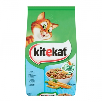 KITEKAT, Ton și Legume, Hrană Uscată Pisici, 1.8kg