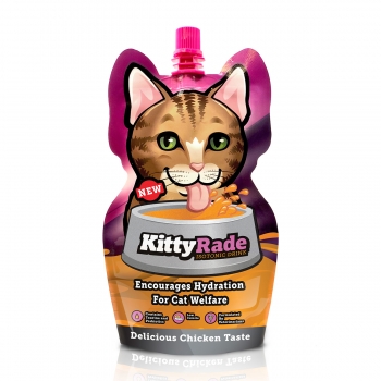 KITTY RADE, suplimente vitalitate, băutură izotonică cu electroliți pisici, Pui, 250ml 250ml