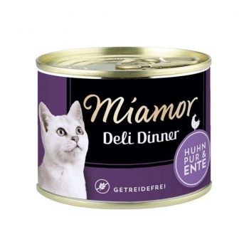 Miamor Deli Dinner Cat Pui si Rata 175g Miamor Cat imagine 2022