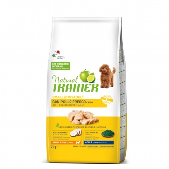 Natural trainer small&toy adult, xs-s, pui, hrană uscată câini, 7kg