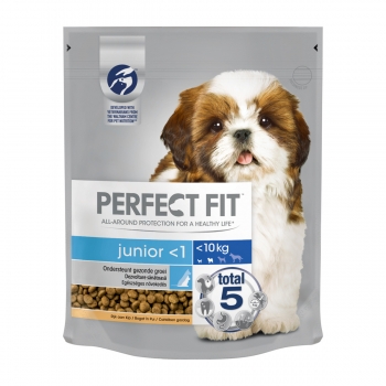 PERFECT FIT Dog Junior Small, Pui, hrană uscată câini junior, 825g 825g imagine 2022