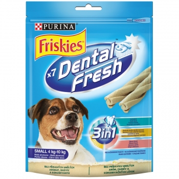 PURINA Friskies Dental Fresh Small, recompense câini de talie mică, batoane, 110g 110g imagine 2022