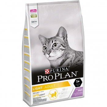 PURINA Pro Plan Light, Curcan, pachet economic hrană uscată pisici, 10kg x 2