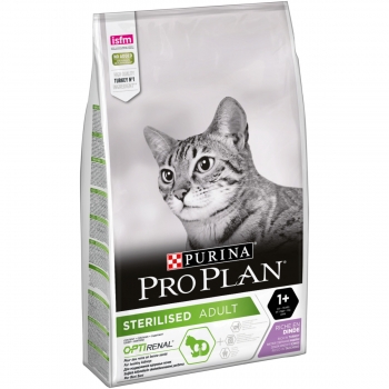 PURINA Pro Plan Sterilised OptiRenal, Curcan, hrană uscată pisici sterilizate, 10kg pentruanimale.ro