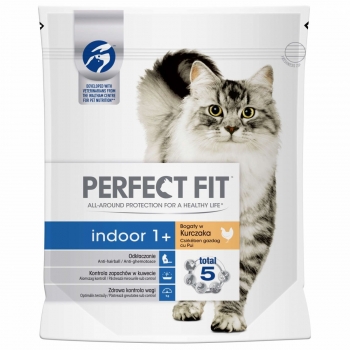 Perfect Fit Cat Indoor cu Pui, 1.4 kg imagine