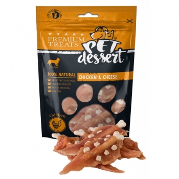 Recompense Pet’s Dessert Chicken & Cheese, 80 g câini imagine 2022