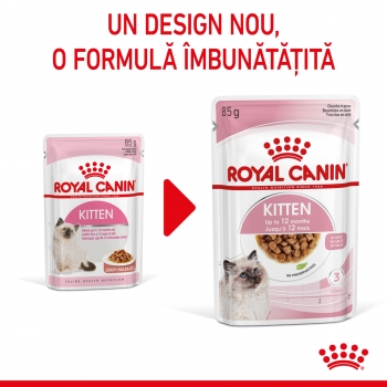 ROYAL CANIN Kitten, plic hrană umedă pisici, (în sos), 85g pentruanimale.ro imagine 2022