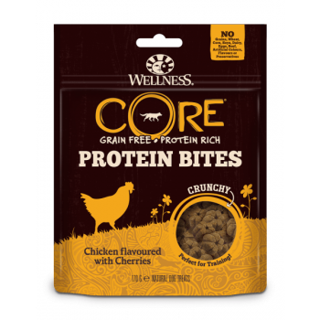 Recompense Wellness Core Protein Bites Crunchy, Pui si Cirese, 170g pentruanimale.ro imagine 2022
