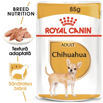 Royal Canin Chihuahua Adult, plic hrană umedă câini (pate), 85g (pate) imagine 2022