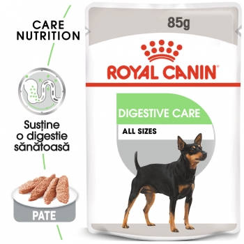 Royal Canin Digestive Care Adult, plic hrană umedă câini, confort digestiv, (pate), 85g