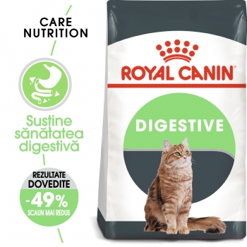 Royal Canin Digestive Care Adult, hrană uscată pisici, confort digestiv, 400g pentruanimale.ro