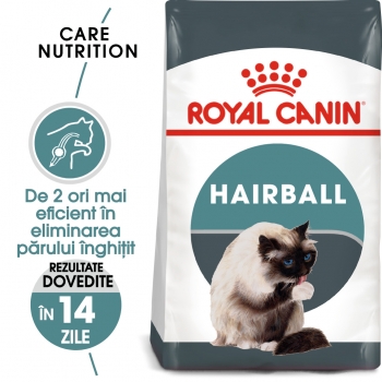 Royal Canin Hairball Care Adult, hrană uscată pisici, limitarea ghemurilor de blană, 2kg 2kg imagine 2022